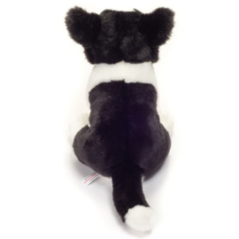 Pluche - Hermann Teddy Collection - Border Collie zittend, 25 cm