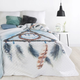 Bedsprei kinderkamer- Multi kleuren, boho thema dromenvanger 170x210cm