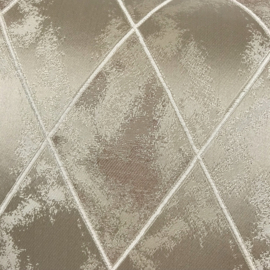 Champagne, licht taupe kussen - Harlequin ± 45x45cm
