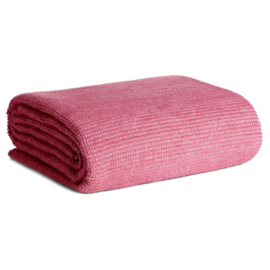 Bedsprei - plaid zuurstok roze 220x240cm