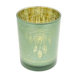 Sfeerlicht Dromenvanger – metallic mint – 10 × 12,5 cm