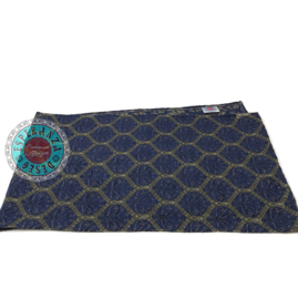 Esperanza Deseo ® tafelloper - Honingraat donkerblauw ± 45x140cm