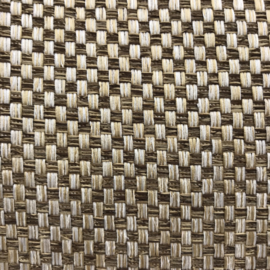 Esperanza Deseo ® kussen - Linnen meubelstof met grote lus - Brons met licht beige ± 60x60cm