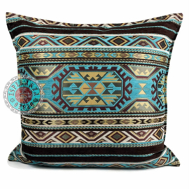 Esperanza Deseo ® vloer/lounge kussen - Maya - turquoise ± 70x70cm
