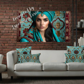 Wall-Art - Canvasdoek "Tulip and Flowers" kies de gewenste maat in het pop-up menu - prijs vanaf: