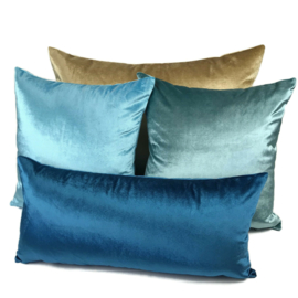 Esperanza Deseo ® kussen - Velvet, turquoise ± 50x70cm