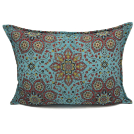 Esperanza Deseo ® kussen - Mandala, turquoise ± 50x70cm