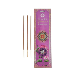 Wierook Sahasrara chakra – Oud & amber – 40 stokjes