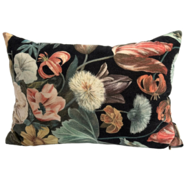 Kussen Bloemen Multi 40x60x3cm (incl. binnenkussen)