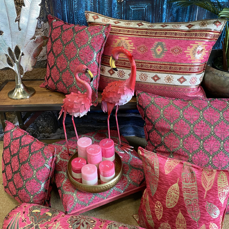 werkplaats Beweren Outlook Hard roze kussen - Aztec ± 50x70cm | Roze, lila en paarse kussens |  Esperanza Deseo ®