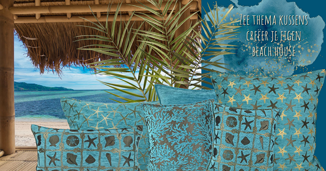 Integratie onderdak Buitensporig Turquoise kussen - Zee en strand | Esperanza Deseo ®