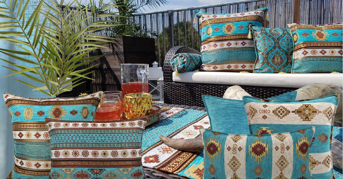 ® Heeft de grootste online collectie turquoise kussens!