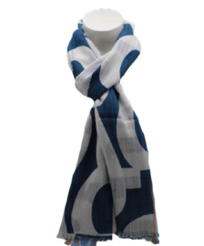 Zomer sjaal blauw