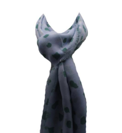 Tijger sjaal blauw