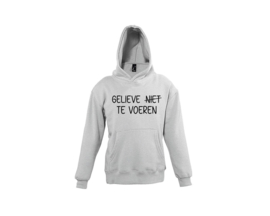 Hoodie | Gelieve niet te voeren