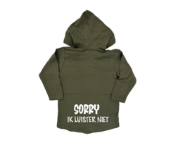 Vest | Sorry ik luister niet