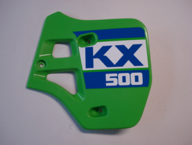 KX500-D1, 1988 Shroud - Engine, RH, L.Green nos