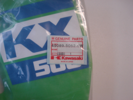 KX500-D1, 1988 Shroud - Engine, RH, L.Green nos