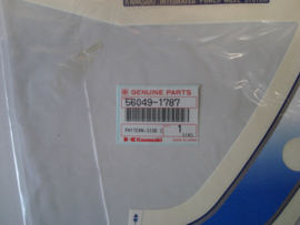KDX125-A2/B2, 1991 Pattern, Side Cover, RH nos