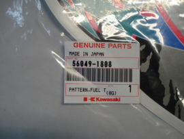 KL250-D8/D9/D11, 1991/1992/1994 Pattern, Fuel Tank, RH nos