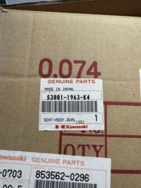 KLX650-B3/D6, 2001 Seat - Assy, Dual, Gray nos