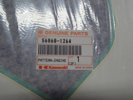 JF650/A8, 1993 Pattern, Engine Hood, Upp nos