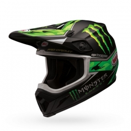 Bell Helmet MX-9 Pro Circuit Monster Energy Green Camo.