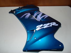 ZZR250-H7, 1996 Cowling., LWR, LH, L.P.Blue nos
