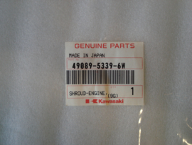 KDX200-H6, 2000 Shroud-Engine, LH, L.Green nos