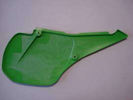 KX250-D2, 1986 Cover - Side, LH, L.Green / F.White nos