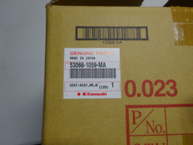 ZX900-F1P / F2P, 2002 / 2003, Seat - Assy, RR, W/Band, Black nos