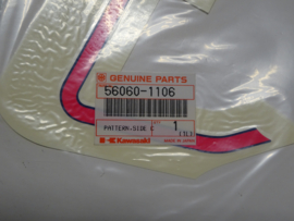KDX125-A3/A4 & KDX125-B3/B4, 1992/ 1993, Pattern, Side Cover, LH, Upp nos