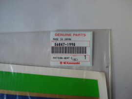 KR250-B2, 1989 Pattern, seat cover, LH nos