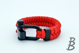 BB Paracord Essentials | Black On Red