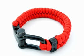 BB Paracord Essentials | Black On Red