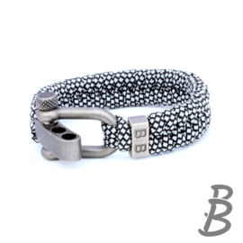 BB Paracord Essential | Diamond Black White