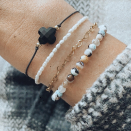 BRACELET | MINI PEARL | RVS SILVER/ GOLD