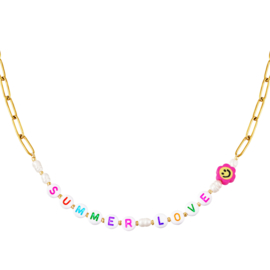 SUMMER LOVE NECKLACE | RVS GOLD