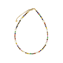 NECKLACE | COLORFULL REBEL | RVS GOLD