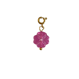 CHARM CLOVER | PINK | RVS SILVER/GOLD