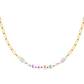LOVE NECKLACE | RVS GOLD