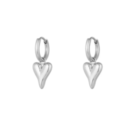 EARRINGS | HEARTS | SMALL | RVS SILVER/GOLD