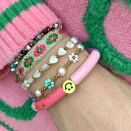 TUBE BRACELET LUX | PINK SMILE