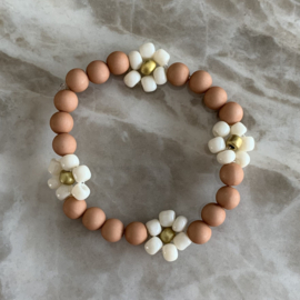 KIDS BRACELET | FLOWER | BROWN