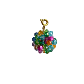CHARM MULTICOLOR BEADS | RVS GOLD