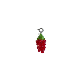 CHARM STRAWBERRY BEADS | RVS SILVER/GOLD