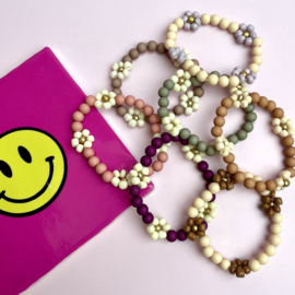 KIDS BRACELET | FLOWER | BROWN