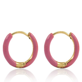 EARRINGS | OLD PINK | RVS GOLD/ SILVER