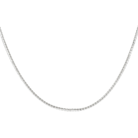 TENNIS NECKLACE | ZIRCONIA SILVER | RVS SILVER