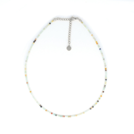 NECKLACE | AVENTURINE | RVS SILVER/ GOLD